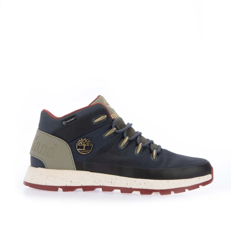 Image of Timberland Sprint Trekker Waterproof Trainer Boots Blue male UK 9.5