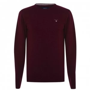 Image of Gant Crew Neck Jumper - Burg 678