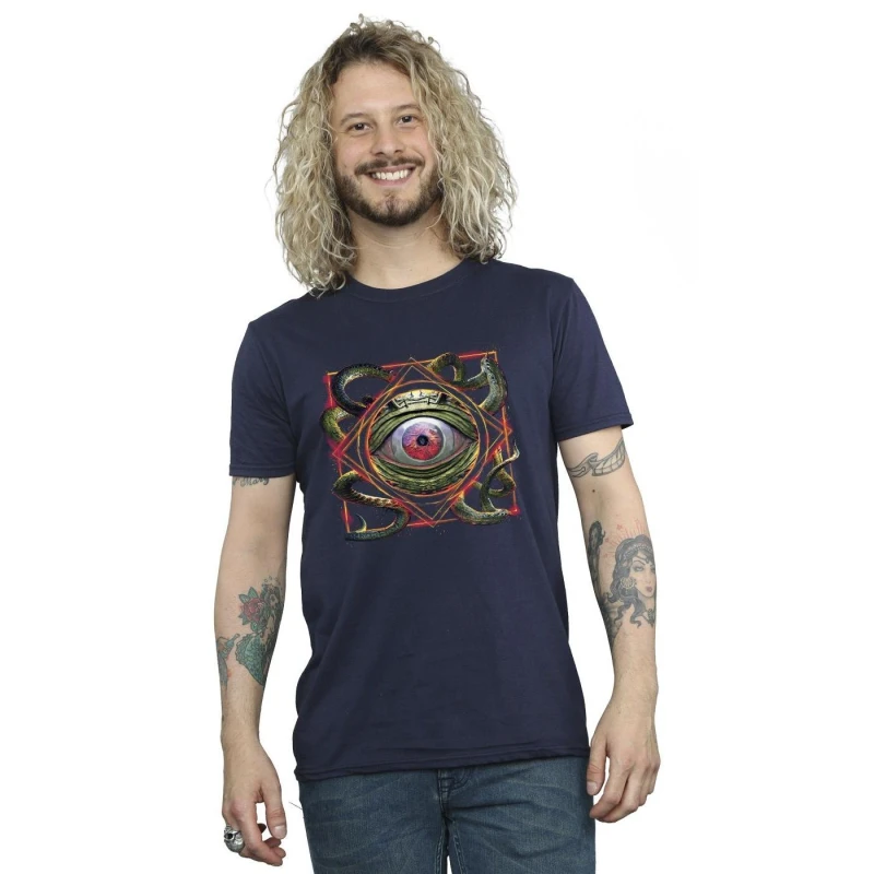 Image of Marvel Marvel Men Doctor Strange Snake Eyes T-Shirt in Navy Size: Small Navy S Male 5059934255845