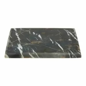 Image of Interiors by PH Marble Rectangular Chopping Board - Black & Gold