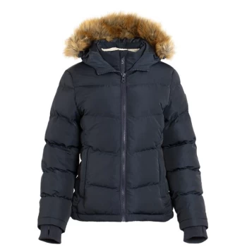 Image of SoulCal 2 Zip Bubble Jacket Ladies - Blue