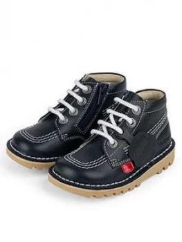 Image of Kickers Kick Hi Zip Boot - Navy