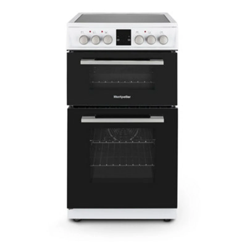 Image of Montpellier MDOC50FW 50cm Electric Ceramic Cooker - White 5060617983313