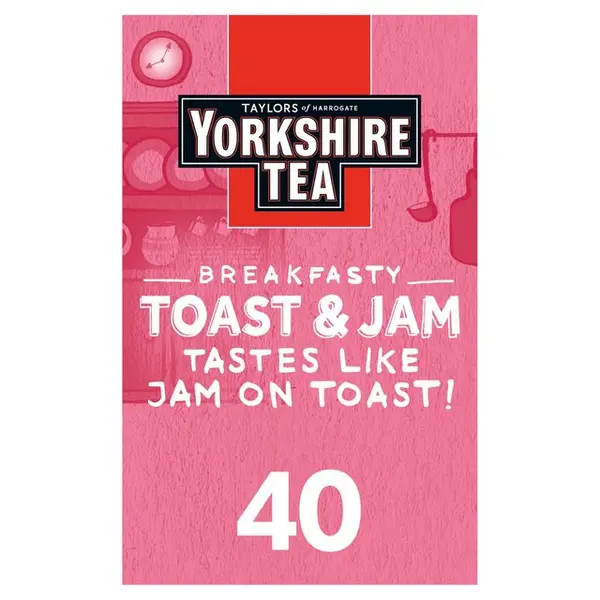 Image of Yorkshire Tea Toast & Jam Brew 40x Tea Bags
