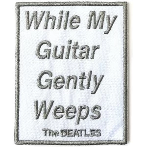 Image of The Beatles - While My Guitar Gently Weeps Standard Patch