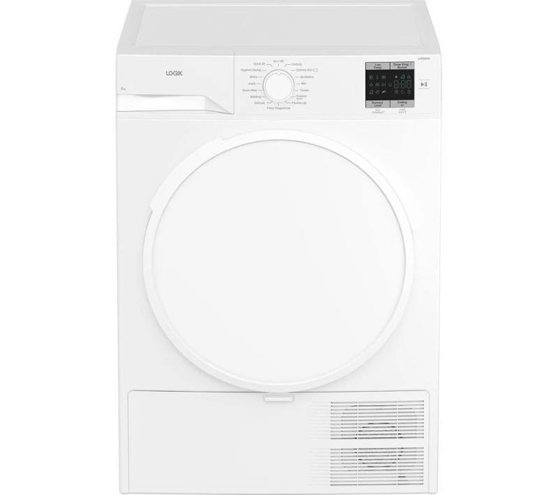 Image of Logik LHP8W25 8KG Heat Pump Tumble Dryer