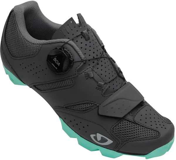 Image of Giro Cylinder II Womens Mountain Bike Cycling Shoes 39 DARK SHADOW