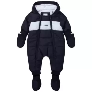 Image of Boss Boss Logo Snowsuit Bb24 - Blue