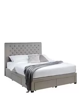 Image of Julian Bowen Wilton Fabric 4 Drawer Storage King Size Bed