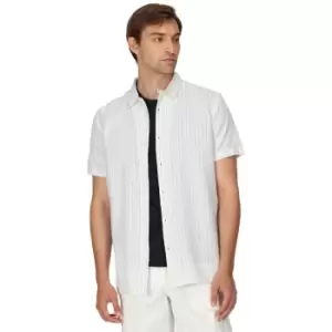 Image of Regatta Mens Shorebay Short Sleeve Casual Shirt S - Chest 37-38' (94-96.5cm)