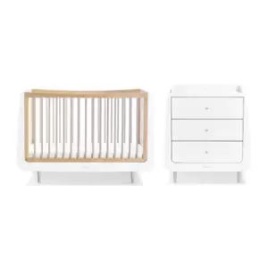 Image of Snuz SnuzKot Skandi 2 Piece Nursery Furniture Set - Grey