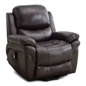Image of Madison Electric Dual Motor Rise Recliner - Brown