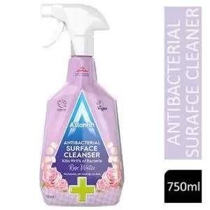 Image of Astonish Rose Water Antibacterial Surface Cleanser 750ml NWT2960