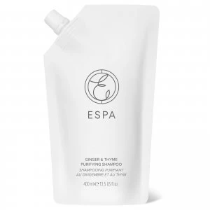 Image of ESPA Essentials Purifying Shampoo 400ml - Ginger and Thyme