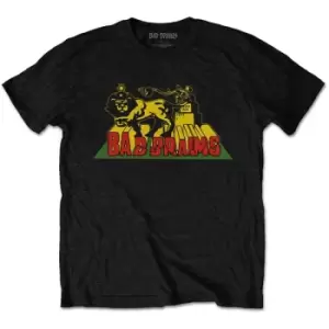 Image of Bad Brains - Lion Crush Unisex XX-Large T-Shirt - Black