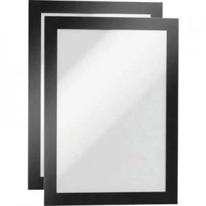Image of Durable 487101 DURAFRAME A5 - 4871 Ad frame Self Adhesive A5 Black (W x H) 174mm x 236mm 2 pcs