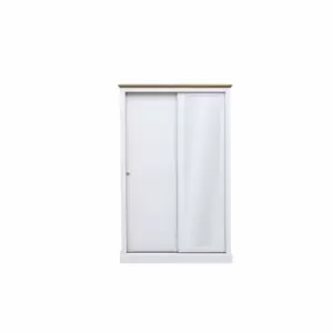 Image of LPD Devon 2 Door Sliding Wardrobe White