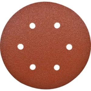 Image of 150MM Hook-N-Loop Backed Sanding Discs 6H P60