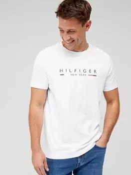 Image of Tommy Hilfiger Hilfiger New York T-Shirt - White Size M Men