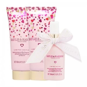 Image of Baylis Harding Rose Prosecco Fizz Love Gift Set 100ml