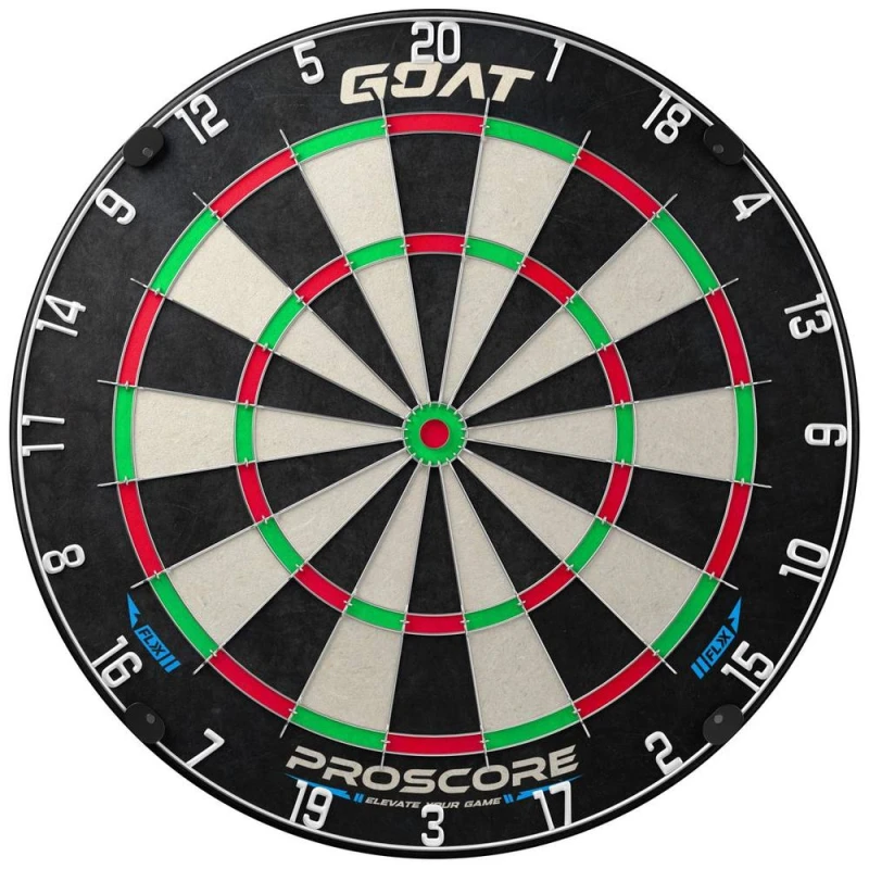 Image of GOAT Darts - Greatest Of All Tungsten FLX Dartboard in Black Unisex