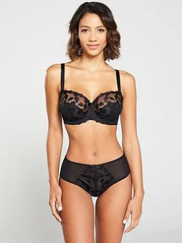 Image of Panache Corrine Balconette Bra - Noir, Noir, Size 32Ff, Women