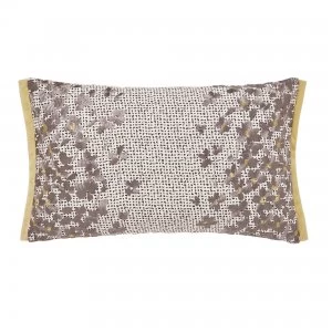 Image of Helena Springfield Moda Peregrine Cushion Charcoal, Purple and White