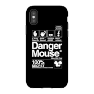 Image of Danger Mouse 100% Secret Phone Case for iPhone and Android - iPhone X - Tough Case - Gloss