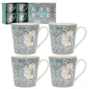 Image of William Morris Pimpernel Set of 4 Mugs by Lesser & Pavey