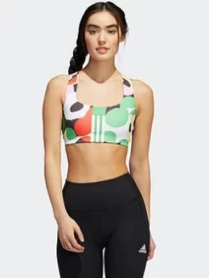 Image of adidas Better Level Training Medium-support Bra, Orange, Size L, Women