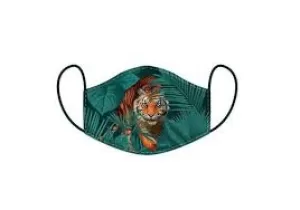 Image of Spot and Stripes Big Cat Reusable Face Covering - Large
