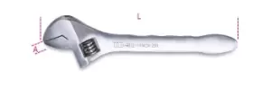 Image of Beta Tools 111INOX 200 INOX Stainless Steel Adjustable Wrench 200mm 001110320