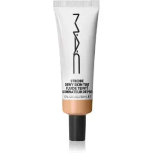 Image of MAC Cosmetics Strobe Dewy Skin Tint Tinted Moisturiser Shade Medium 4 30ml