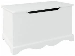 Image of Liberty House Toys Small Wooden Toy Box White