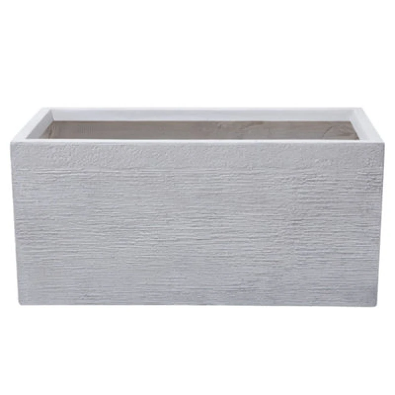 Image of Beliani Plant Pot Myra 80 Cm White