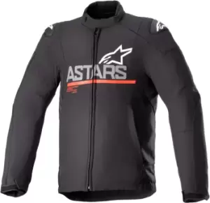 Image of Alpinestars SMX waterproof Motorcycle Textile Jacket, black-grey-red, Size S, black-grey-red, Size S