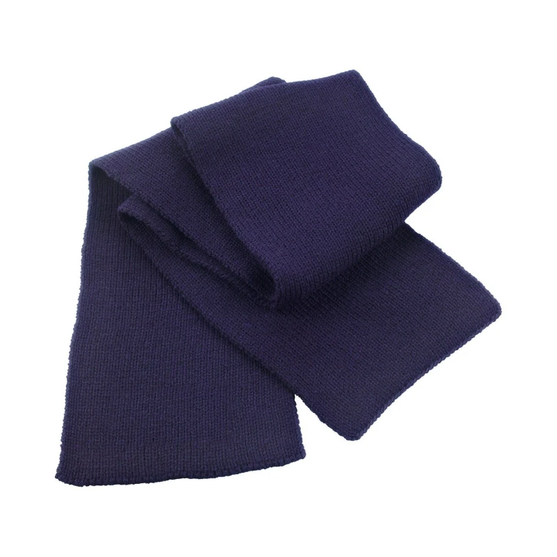 Image of Result Mens Classic Heavy Knit Scarf in Navy Navy Male One Size