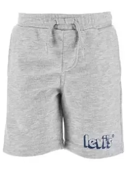 Image of Levis Boys Graphic jogger shorts - Light Grey Marl Size 5 Years
