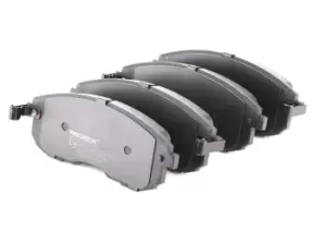 Image of RIDEX Brake pad set RENAULT,FIAT,NISSAN 402B0508 10602Y090,410600V090,410600V190 4106017U90,410601E090,410601E590,410601E591,410601E592,410602Y090,D10
