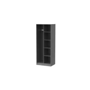 Image of Welcome Furniture Cuba Tall Open Wardrobe - Dust Grey