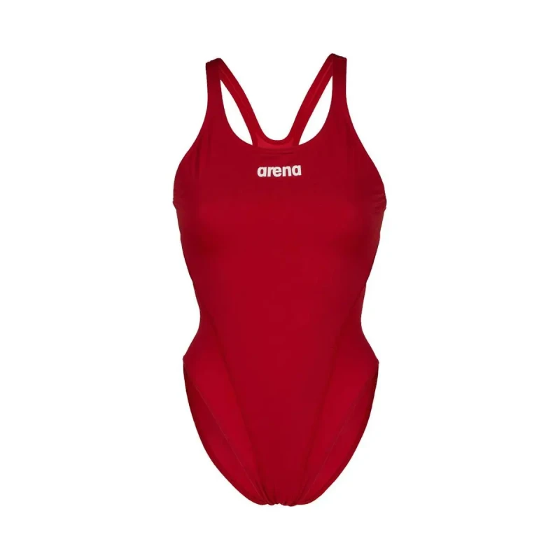 Image of Womens 1 Piece swimsuit Arena Team Tech Solid Rouge Female 40