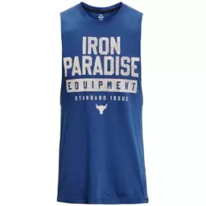 Image of Under Armour Armour PR Iron Tank Top Mens - Blue