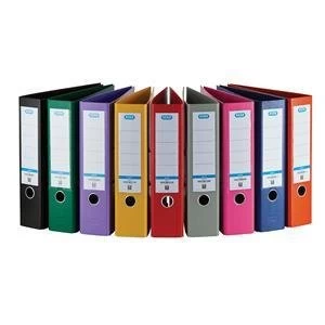 Image of Elba A4 Polypropylene Lever Arch File 70mm Orange Pack of 10