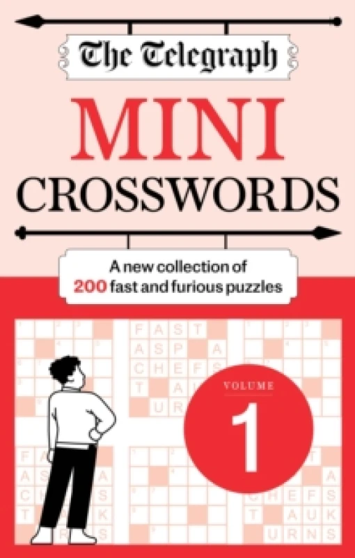 Image of The Telegraph Mini Crosswords Volume 1 : 200 fast and furious puzzles! Paperback / softback