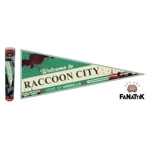 Image of Resident Evil Pennant Welcome To Raccoon City