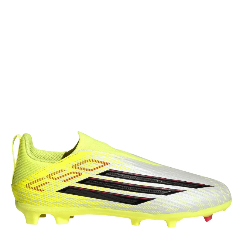 Image of adidas F50 Childrens League Laceless Multi-Ground Boots Solar Yellow male 1 (33)