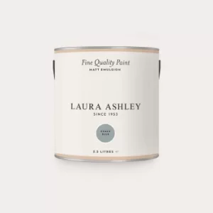 Image of Laura Ashley Matt Emulsion Paint Chalk Blue 2.5L