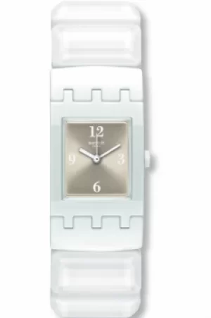 Image of Ladies Swatch Original Square Watch SUBW113A