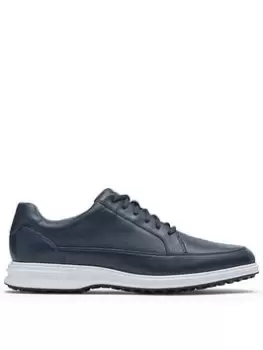 Image of Rockport Tm Links Lace To Toe Golf Shoe, Navy, Size 9, Men