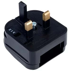 Image of Power Connections ECP-BK-R-3A Plug Converter Black Returnable 3A